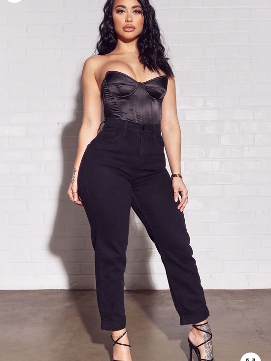 Denim - Black High Rise Jeans